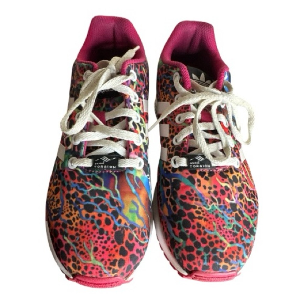 Adidas Torsion ZX Flux Multicolor Animal Print Sneakers